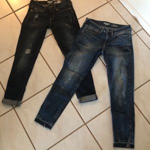 2 pair Denizen jeans